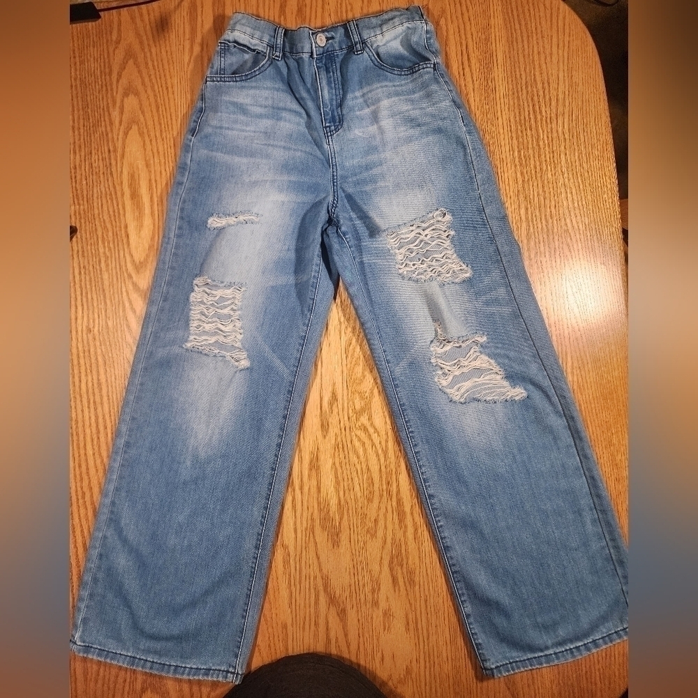 SO Goods for Life Jeans Size 11/30W Super High Rise Straight Wide Leg Di… - Picture 16 of 16